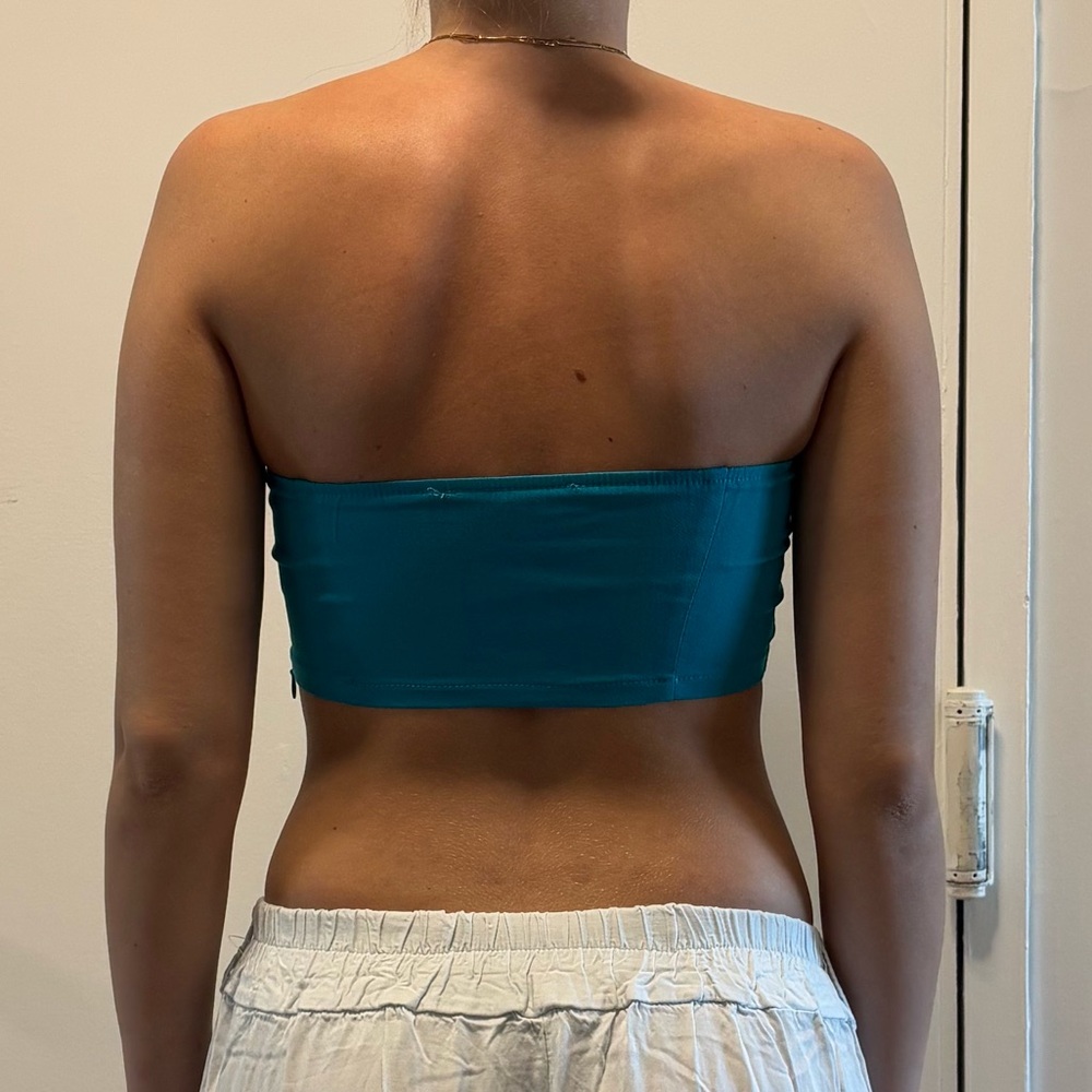 Motel Rocks Blue Bandeau - Picture 3 of 4